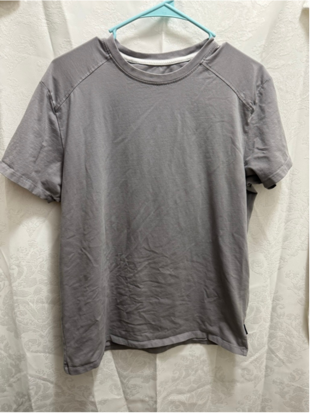 Men's Kenneth Cole Gray Short Sleeve Tee Standard L